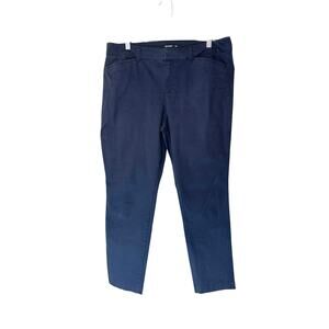 Old Navy Blue Office Work Career Business Straight Leg Pixie Dress Pants Size 12